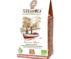 15 capsules compatibles Nespresso* Original Mr Albert Bio compostables - TERRAMOKA