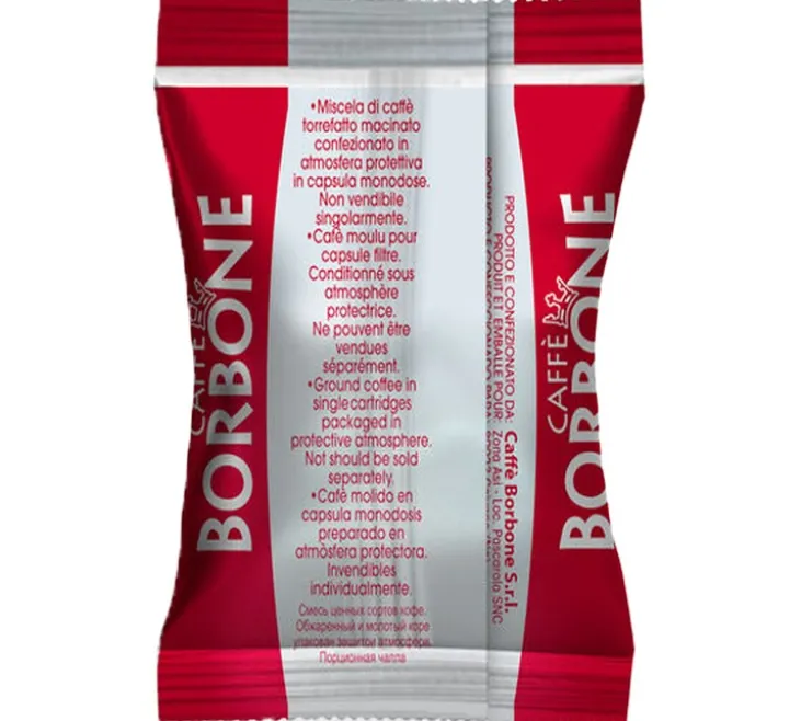 100 capsules compatibles Nespresso* Original Mélange Rouge Intensité 9 - CAFFÈ BORBONE