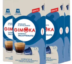 50 capsules compatibles Nespresso* Original décafeiné suave - GIMOKA