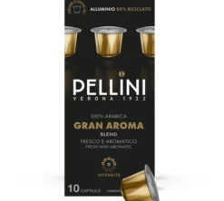 10 Capsules compatibles Nespresso* Original - Gran Aroma - PELLINI
