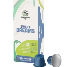 100 capsules compatibles Nespresso* Original Sweet dreams décaféiné bio - GREEN LION COFFEE