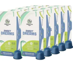 100 capsules compatibles Nespresso* Original Sweet dreams décaféiné bio - GREEN LION COFFEE