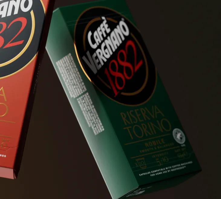 10 Capsules compatibles Nespresso* original Nobile Riserva Torino - CAFFÈ VERGNANO