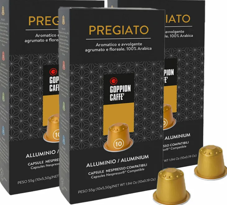 30 capsules compatibles Nespresso* Original Pregiato - GOPPION CAFFÉ