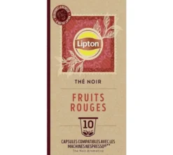 10 capsules compatibles Nespresso* Original Thé Fruits Rouges - LIPTON