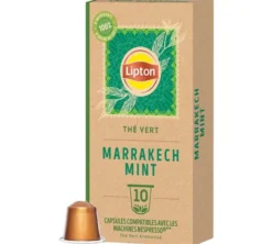 10 capsules compatibles Nespresso* Original Thé Vert Marrakech Mint - LIPTON