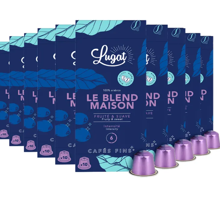 100 capsules compatibles Nespresso* Original Le Blend Maison - LUGAT