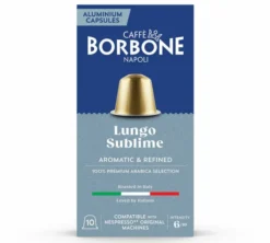 10 capsules compatibles Nespresso* Original Lungo Sublime - CAFFE BORBONE