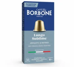 10 capsules compatibles Nespresso* Original Lungo Sublime - CAFFE BORBONE