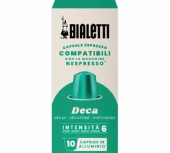 10 capsules compatibles Nespresso* Original Deca - BIALETTI