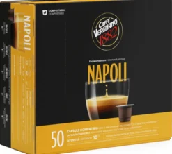 100 capsules compatibles Nespresso* Original Napoli - CAFFE VERGNANO
