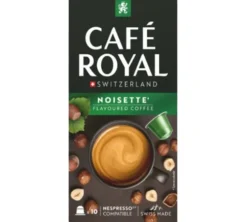 10 capsules compatibles Nespresso* Original Noisette - CAFÉ ROYAL
