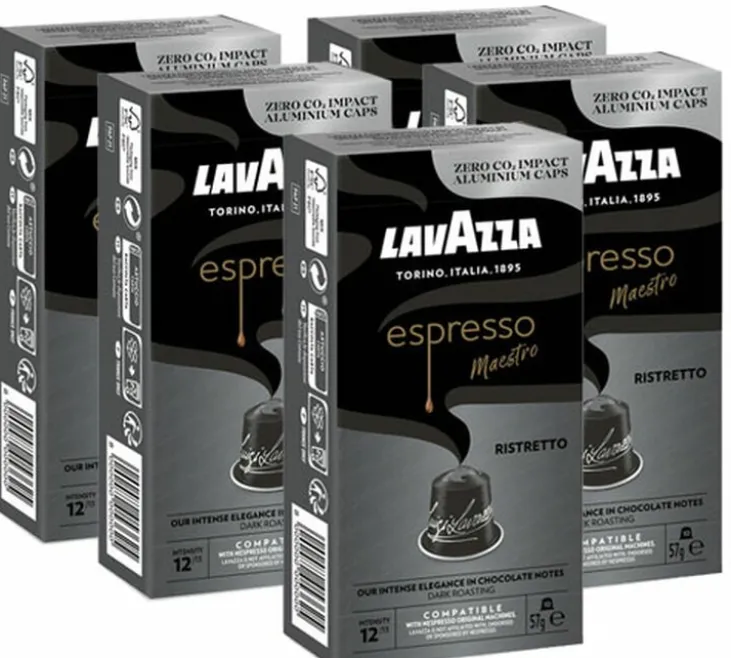 50 capsules compatibles Nespresso* Original Ristretto - LAVAZZA