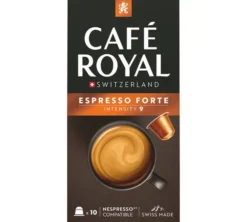 10 capsules compatibles Nespresso* Original Espresso Forte - CAFÉ ROYAL