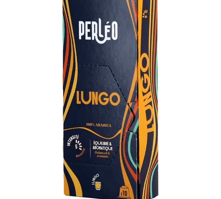 10 capsules compatibles Nespresso* Original Lungo - PERLÉO