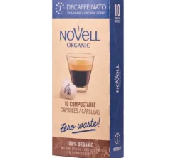 10 capsules compatibles Nespresso* Original Decaffeinato Bio – NOVELL