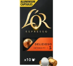 100 capsules compatibles Nespresso* Original Espresso Delizioso - L'OR ESPRESSO