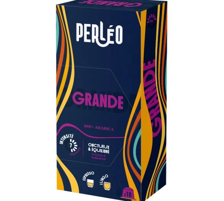 10 capsules compatibles Nespresso* Original Grande - PERLÉO