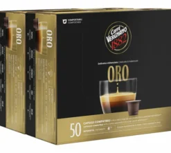 100 capsules compatibles Nespresso* Original Espresso Oro - CAFFE VERGNANO