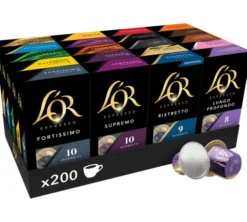200 capsules compatibles Nespresso* Original - Assortiment - L'OR ESPRESSO