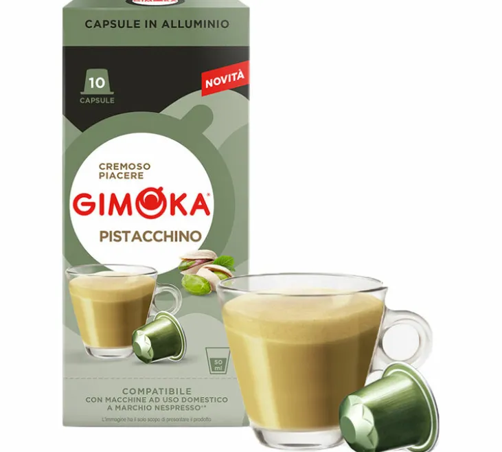 10 capsules compatibles Nespresso* Original Pistache - GIMOKA