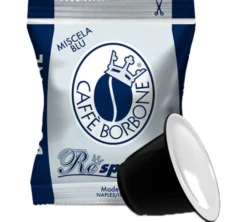 100 capsules compatibles Nespresso* Original Mélange Bleu Intensité 8 - CAFFE BORBONE