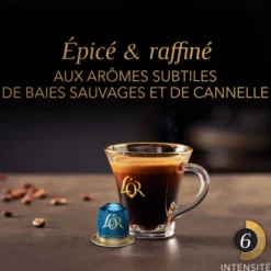 50 capsules compatibles Nespresso* Original Decaffeinato - L'OR ESPRESSO