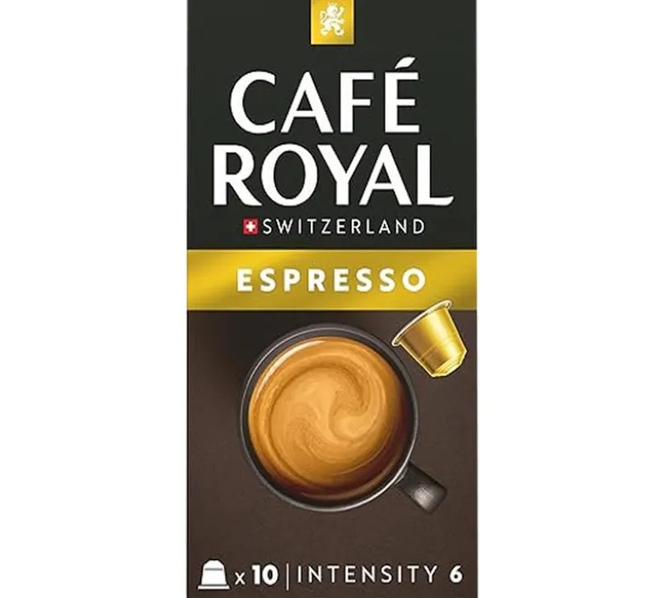 10 capsules compatibles Nespresso* Original Espresso - CAFÉ ROYAL