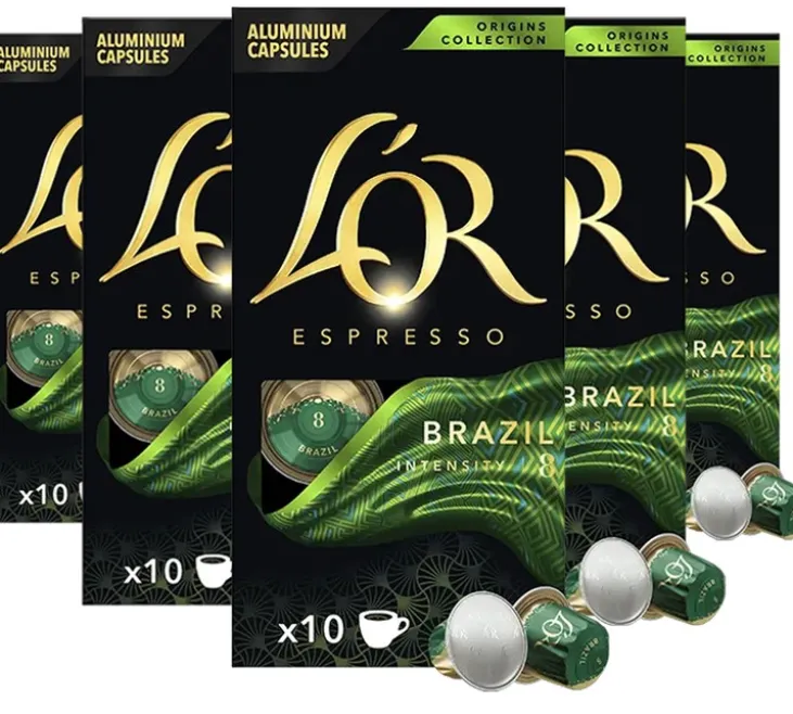 50 capsules compatibles Nespresso* Original Brazil - L'OR ESPRESSO