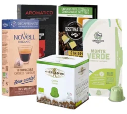 50 capsules compatibles Nespresso* Original Pack découverte Cafés éthiques