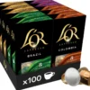100 capsules compatibles Nespresso* Original - Assortiment 4 variétés - L'OR ESPRESSO