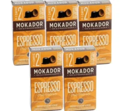 50 capsules compatibles Nespresso* Original Cremoso - MOKADOR CASTELLARI