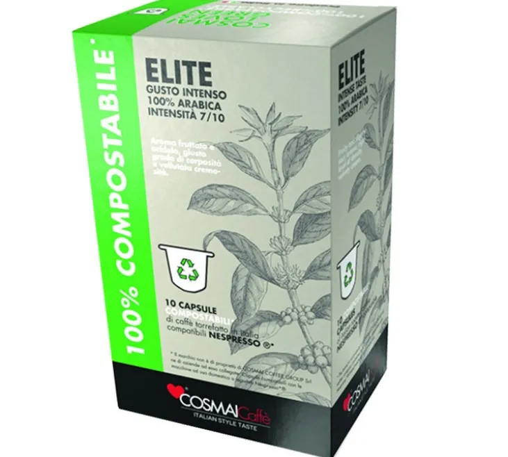 10 capsules compatibles Nespresso* Original Elite - COSMAI CAFFÉ