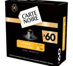 240 capsules compatibles Nespresso* Original Espresso Lungo n°6 - CARTE NOIRE