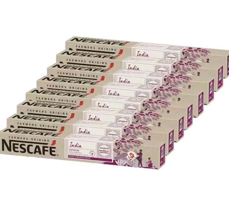 80 capsules compatibles Nespresso* Original Origine India - NESCAFE FARMERS*
