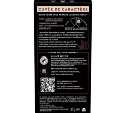 10 capsules compatibles Nespresso* Original Cuvée de caractère - CARTE NOIRE