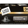 30 capsules compatibles Nespresso* Original - Ristretto Puissant N°12 - CARTE NOIRE