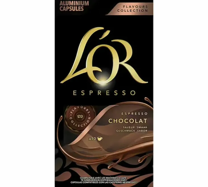 50 capsules compatibles Nespresso* Original Chocolat - L'OR ESPRESSO