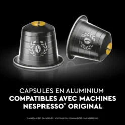 60 capsules compatibles Nespresso* Original Espresso Lungo N°6 - CARTE NOIRE