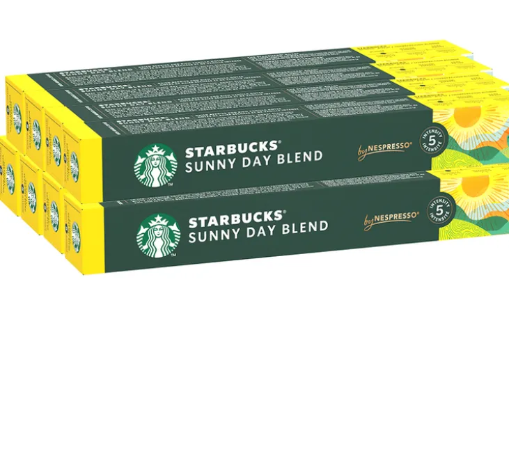 80 capsules compatibles Nespresso* Original Sunny Day Blend - STARBUCKS