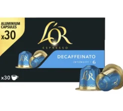 30 capsules compatibles Nespresso* Original Decaffeinato - L'OR ESPRESSO