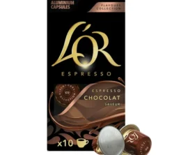 10 capsules compatibles Nespresso* Original Chocolat - L'OR ESPRESSO