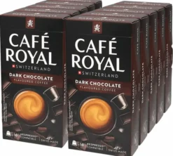 100 capsules compatibles Nespresso® Chocolat Noir - CAFÉ ROYALE