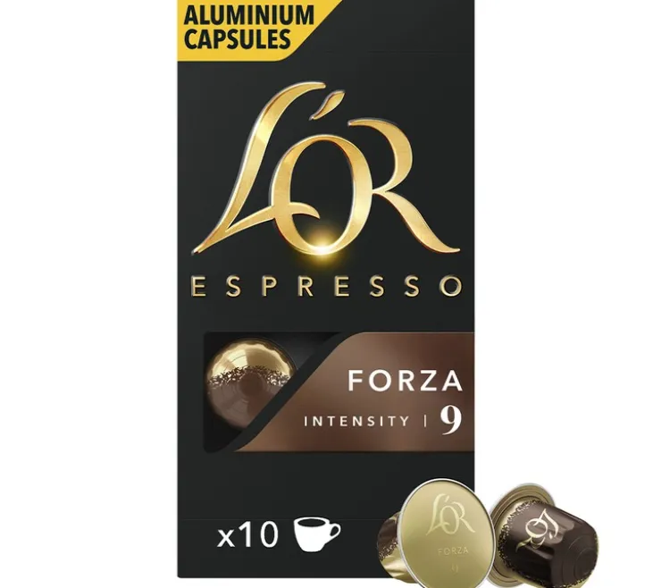 10 capsules compatibles Nespresso* Original Forza - L'OR ESPRESSO
