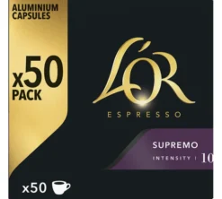 50 capsules compatibles Nespresso* Original Supremo - L'OR ESPRESSO
