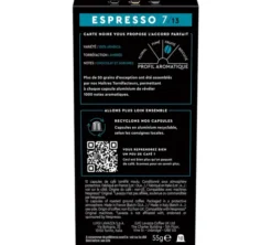 50 capsules compatibles Nespresso* Original Espresso Classique n°7 - CARTE NOIRE