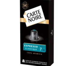 50 capsules compatibles Nespresso* Original Espresso Classique n°7 - CARTE NOIRE