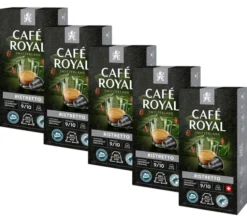 50 capsules compatibles Nespresso* Original Ristretto - CAFÉ ROYAL