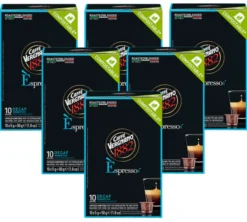 60 capsules compatibles Nespresso* Original Espresso Deca - CAFFE VERGNANO