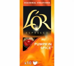 10 Capsules compatibles Nespresso* Original Pumpkin Spice - L'OR ESPRESSO
